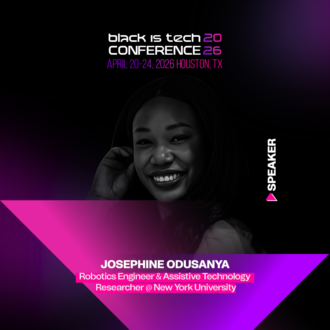 Black Is Tech Conference 2026 speaker flyer